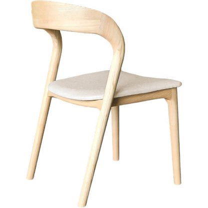 Rotondo Dining Chair by LH Imports. Made from ash wood, polyester, foam in a transitional style.