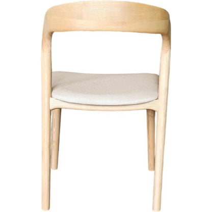 Rotondo Dining Chair by LH Imports. Made from ash wood, polyester, foam in a transitional style.