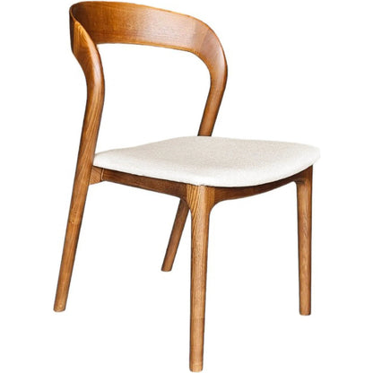 Rotondo Dining Chair by LH Imports. Made from ash wood, polyester, foam in a transitional style.