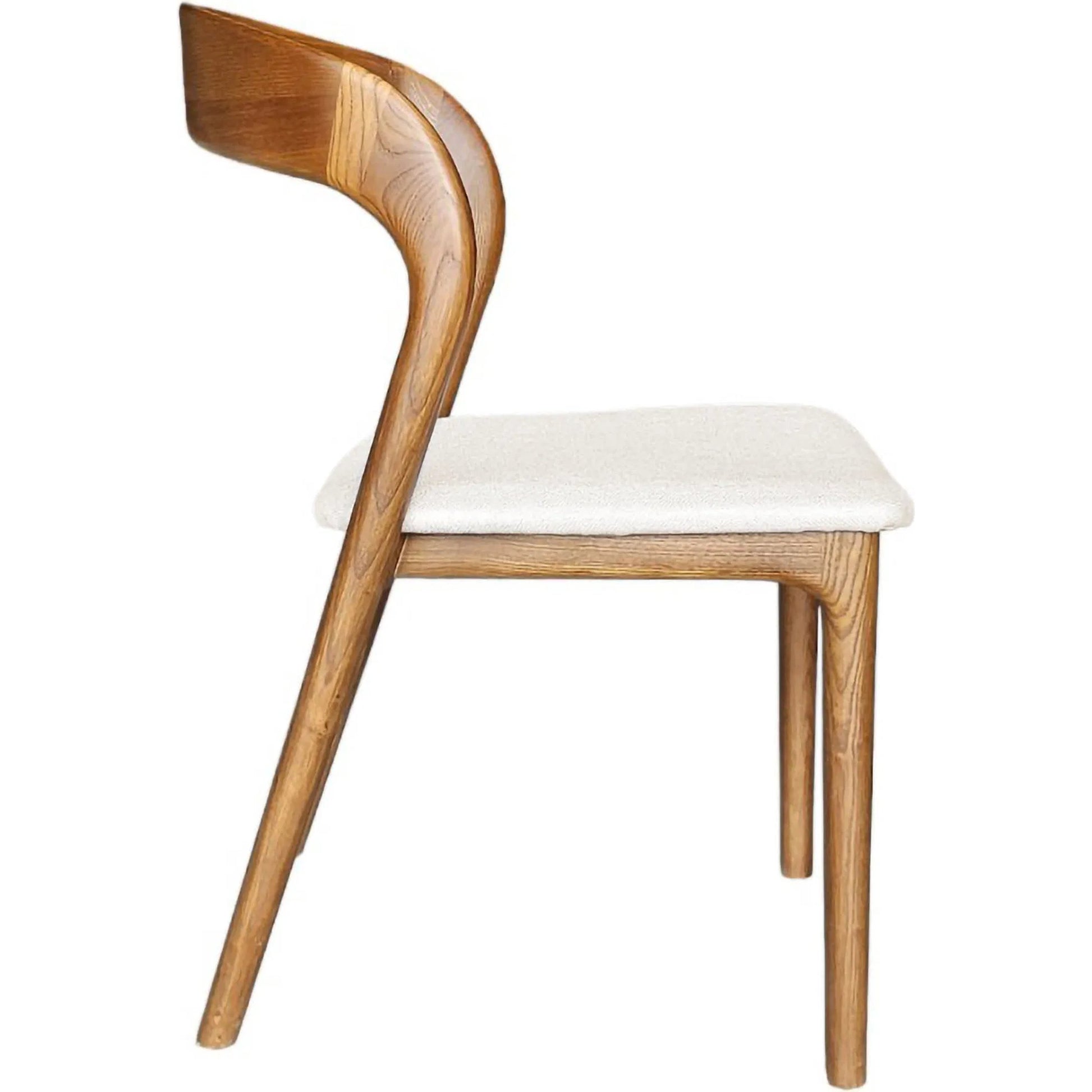 Rotondo Dining Chair by LH Imports. Made from ash wood, polyester, foam in a transitional style.