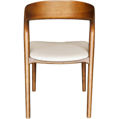 Rotondo Dining Chair by LH Imports. Made from ash wood, polyester, foam in a transitional style.