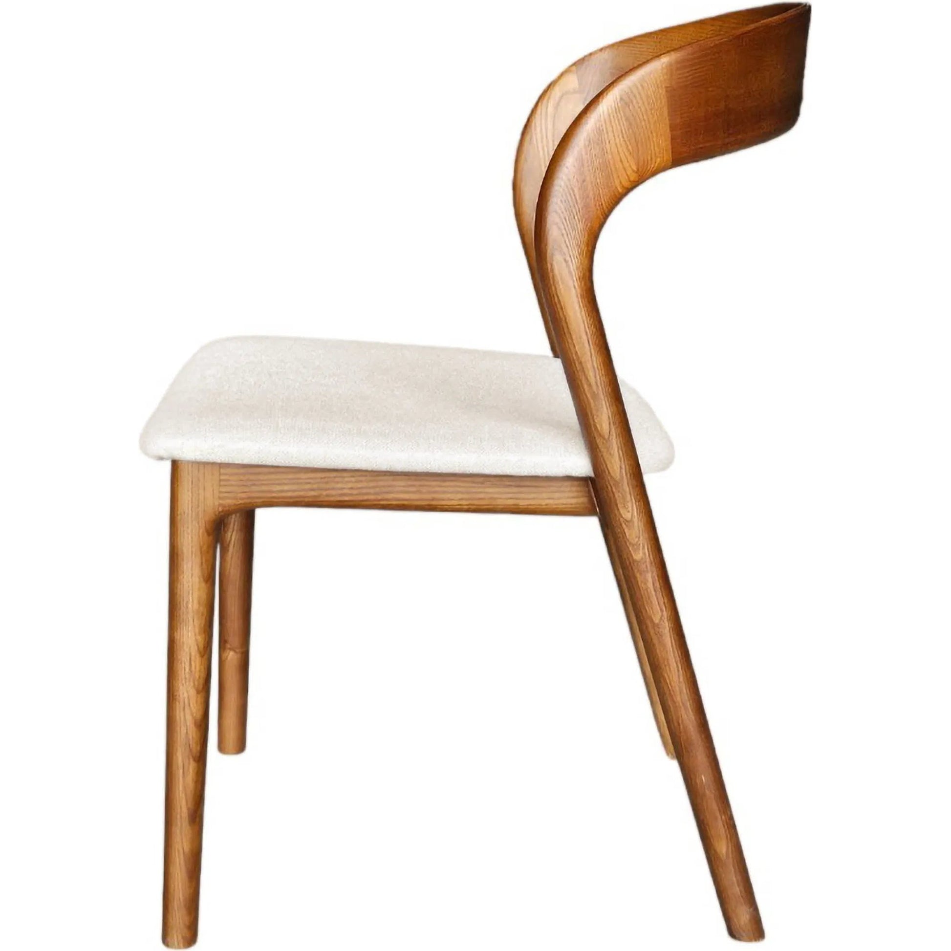 Rotondo Dining Chair by LH Imports. Made from ash wood, polyester, foam in a transitional style.