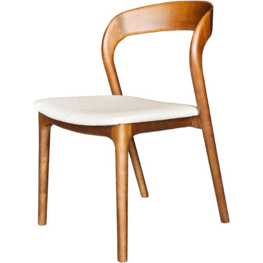 Rotondo Dining Chair by LH Imports. Made from ash wood, polyester, foam in a unique style.