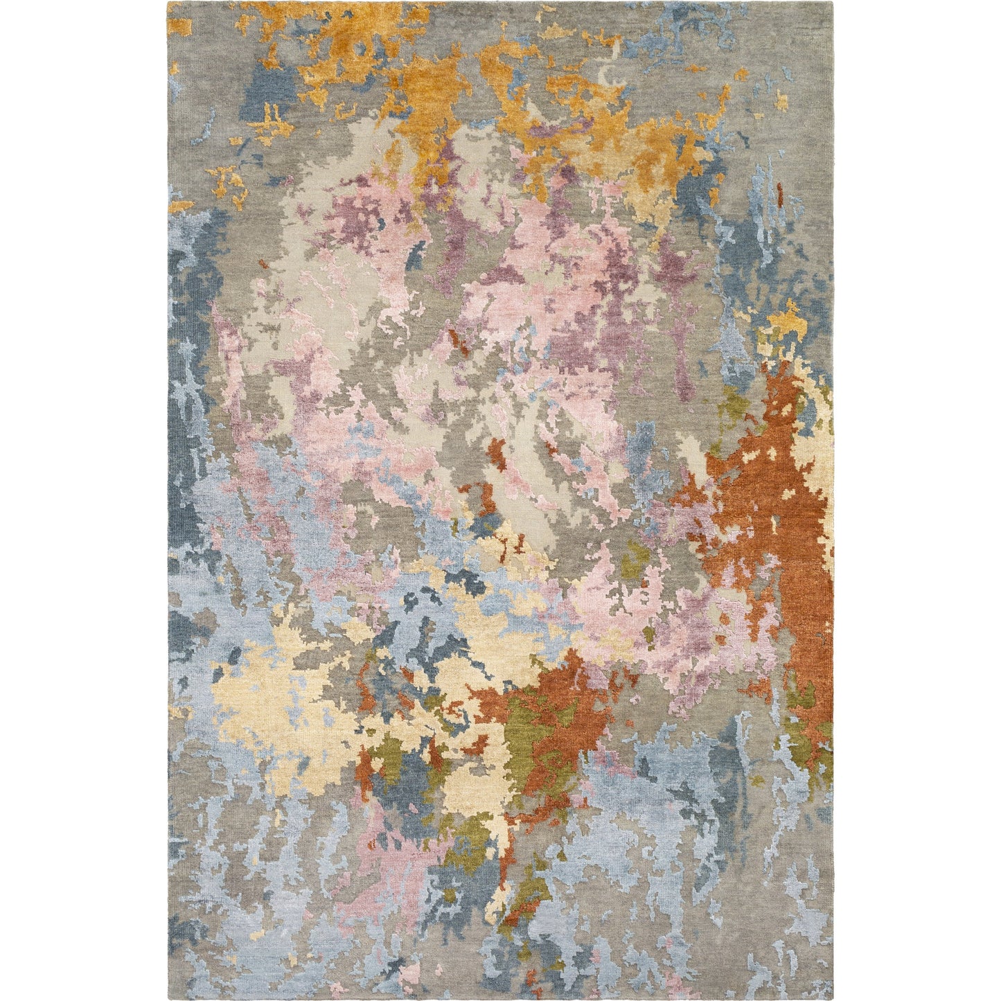 001 102139-43357,102139-43358 | Primary Silo | Arte Rug - 23022 by Surya in tan, medium gray, taupe, camel, mauve. Made from 60% wool, 40% viscose in a unique style.