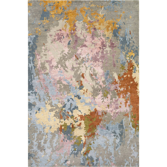 Arte Rug - 23022 by Surya in tan, medium gray, taupe, camel, mauve. Made from 60% wool, 40% viscose in a unique style.
