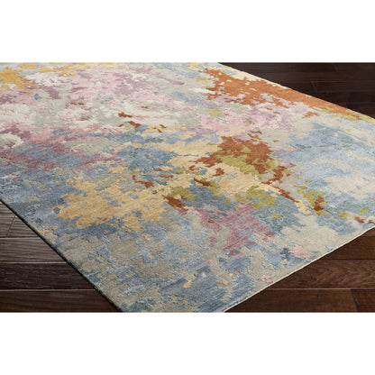 Arte Rug - 23022 by Surya in tan, medium gray, taupe, camel, mauve. Made from 60% wool, 40% viscose in a unique style.
