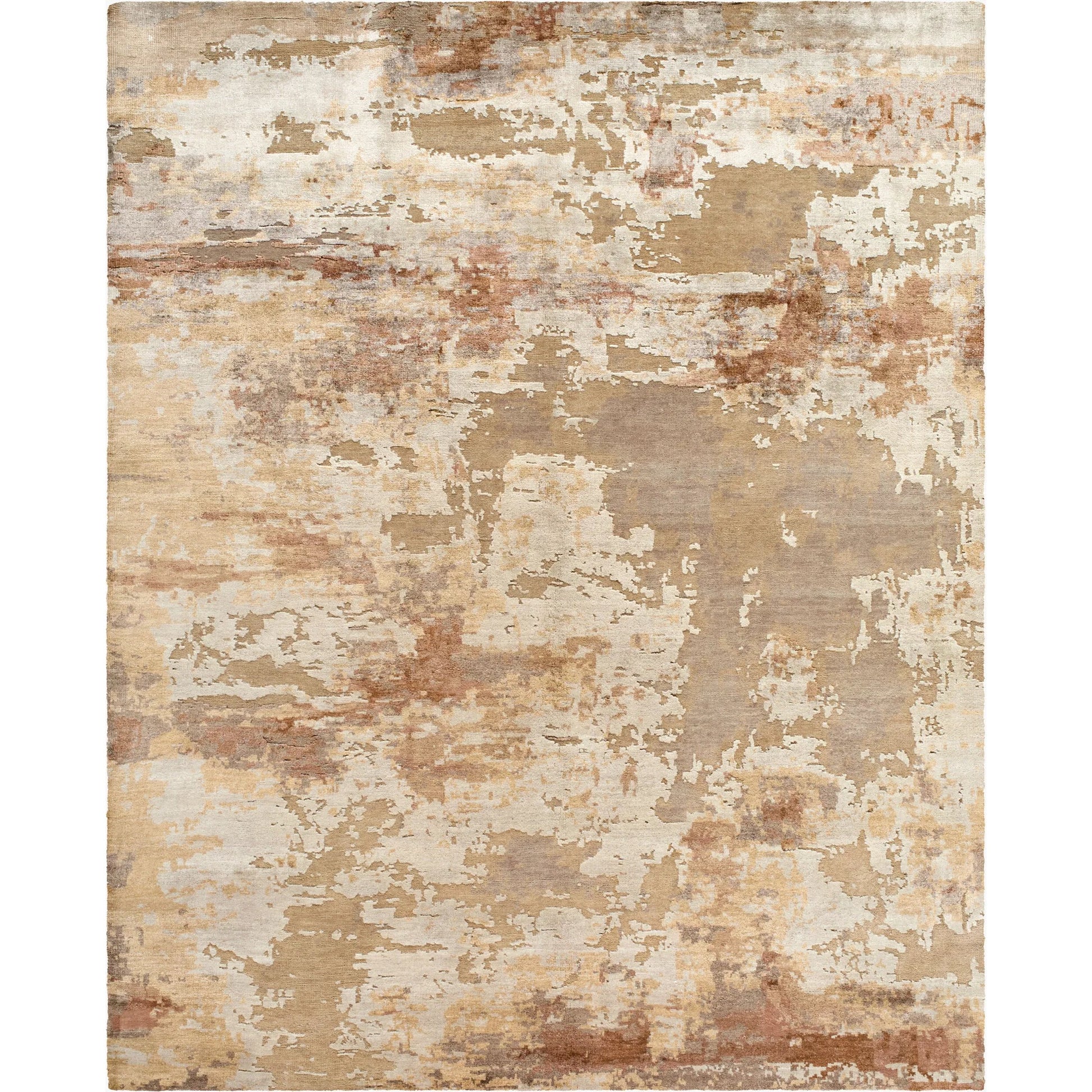 Arte RTE-2309 Rug by Surya in sandstone, taupe, ivory, rust, sepia. Made from viscose, wool in a unique style.