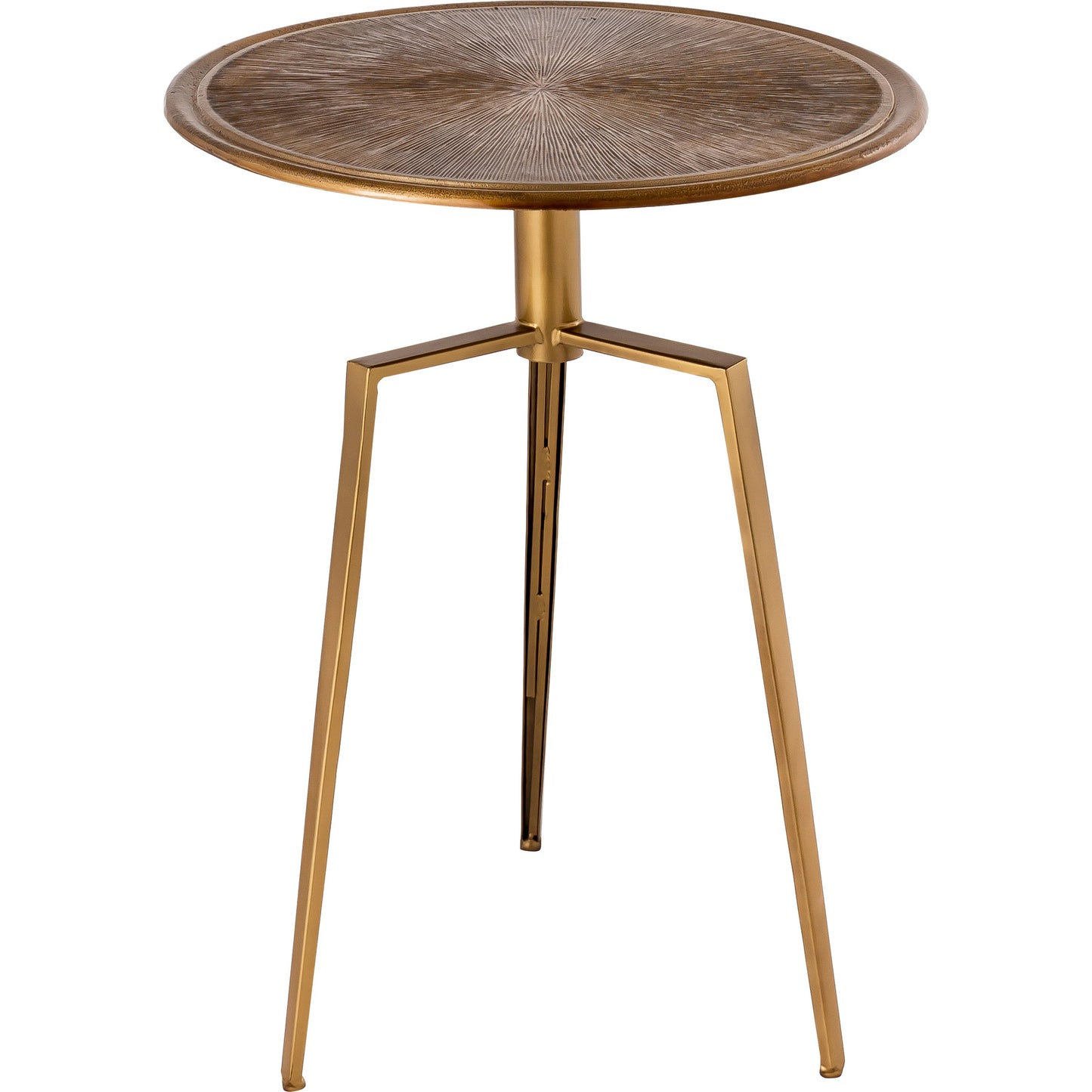 001 SI-1718096 | Additional Silo | Delos Side Table by Pasargad Home in aged brass. Made from metal in a eclectic & global style.