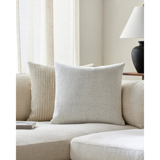 Artisanal Pillow by Surya in black. Made from cotton, viscose in a modern style.