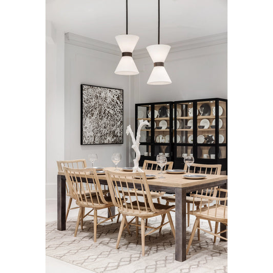 Frame Windsor Side Chair (Set of 2) by A.R.T. Furniture in light brown and chestnut. Made from ash & poplar solid, plank-effect flakey & quarter-sawn oak veneer in a cottage & farmhouse style.