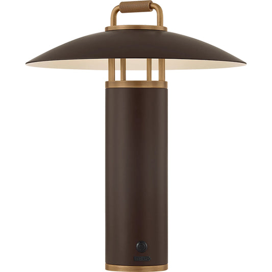 001 SI-2327772 | Primary Silo | Birk Table Lamp by Troy in patina brass, bronze. Made from aluminum in a unique style.