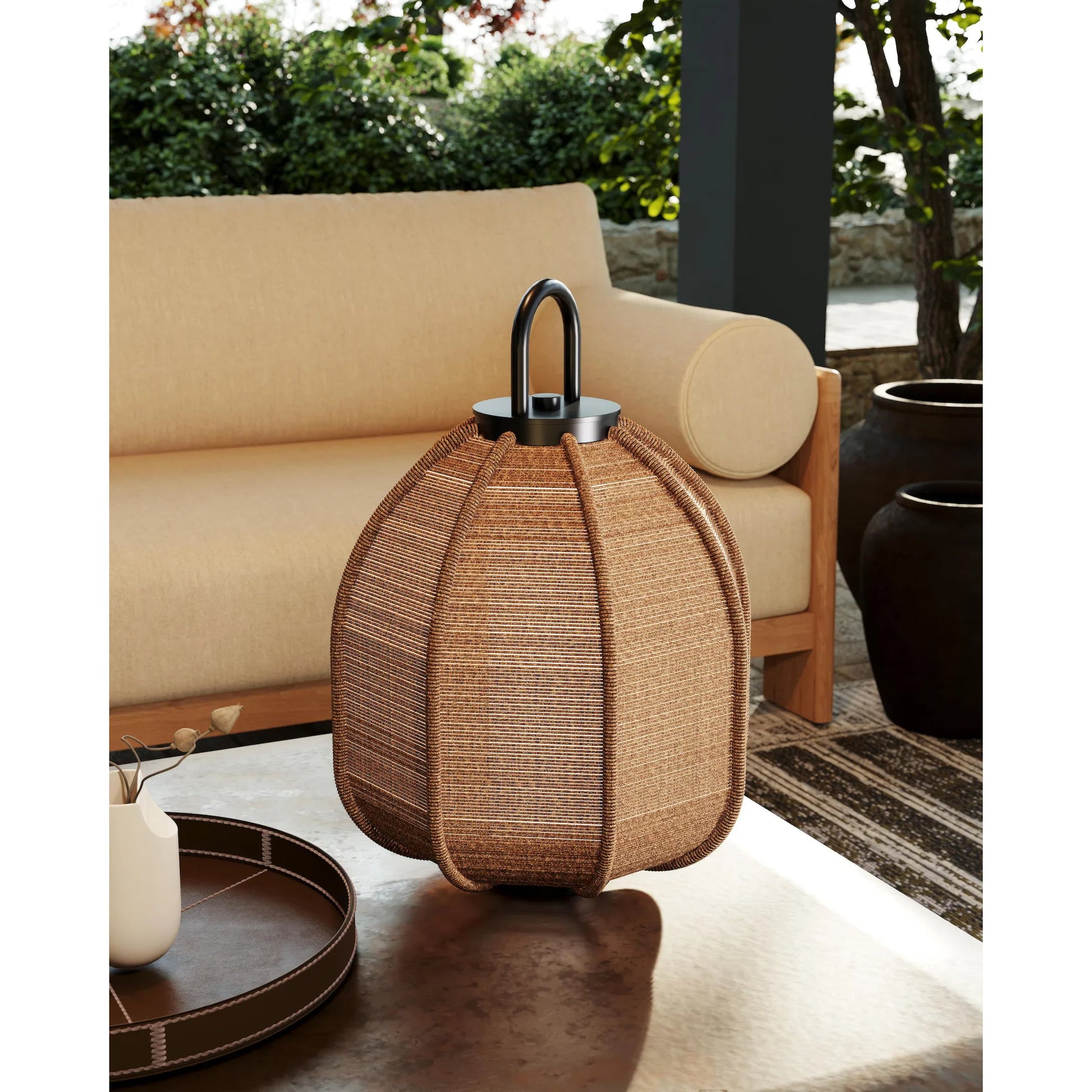Maltby Rechargeable Table Lamp by Troy in texture black. Made from aluminum in a unique style.