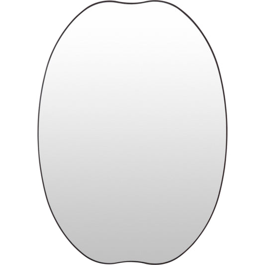 Auburn Mirror - 529899 by Surya in matte black. Made from frame: metal in a modern style.