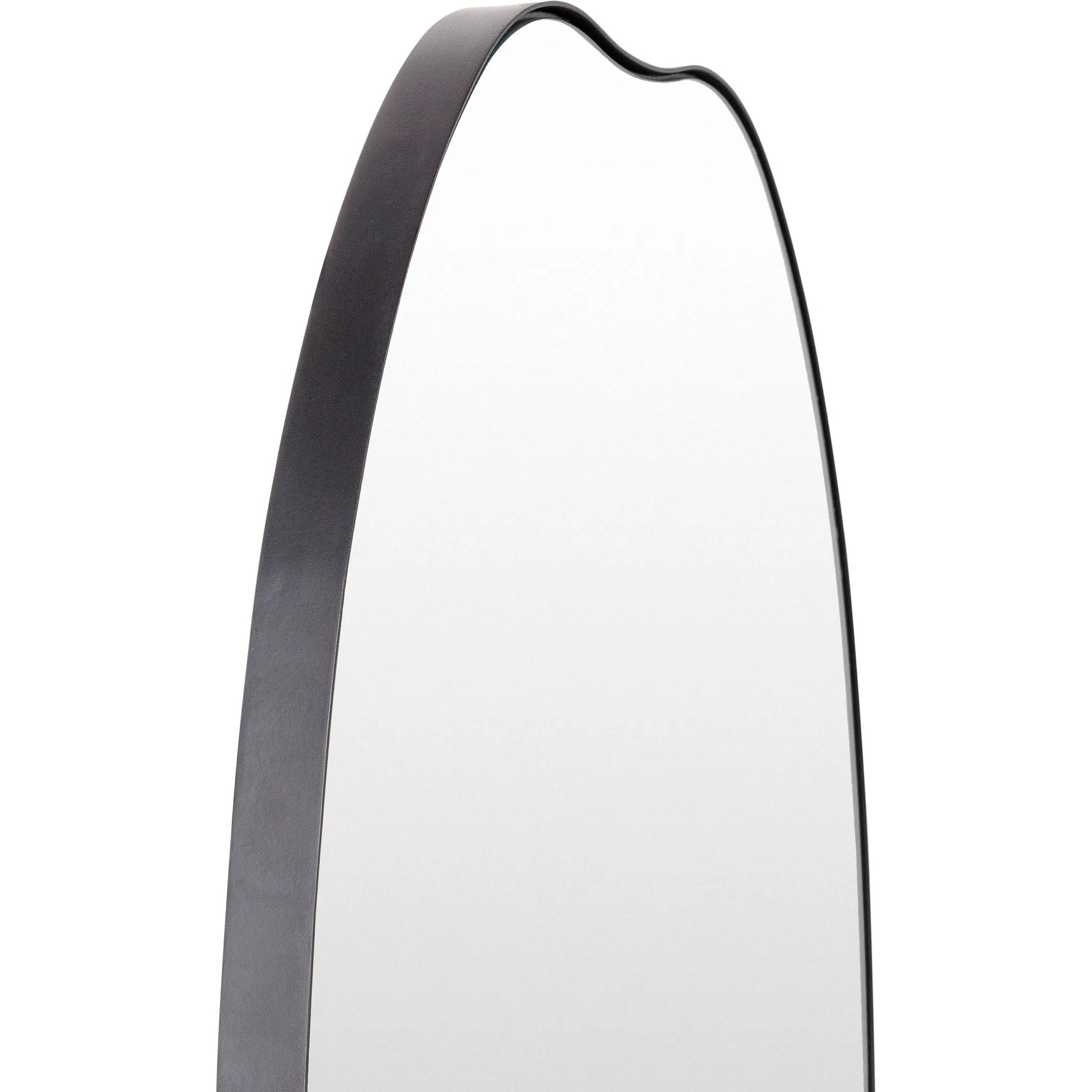 Auburn Mirror - 529899 by Surya in black and matte black. Made from frame: metal in a modern style.