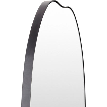 Auburn Mirror - 529899 by Surya in black and matte black. Made from frame: metal in a modern style.