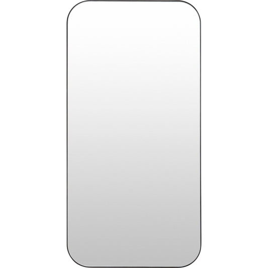 Auburn Mirror - 529902 by Surya in matte black. Made from frame: metal in a modern style.