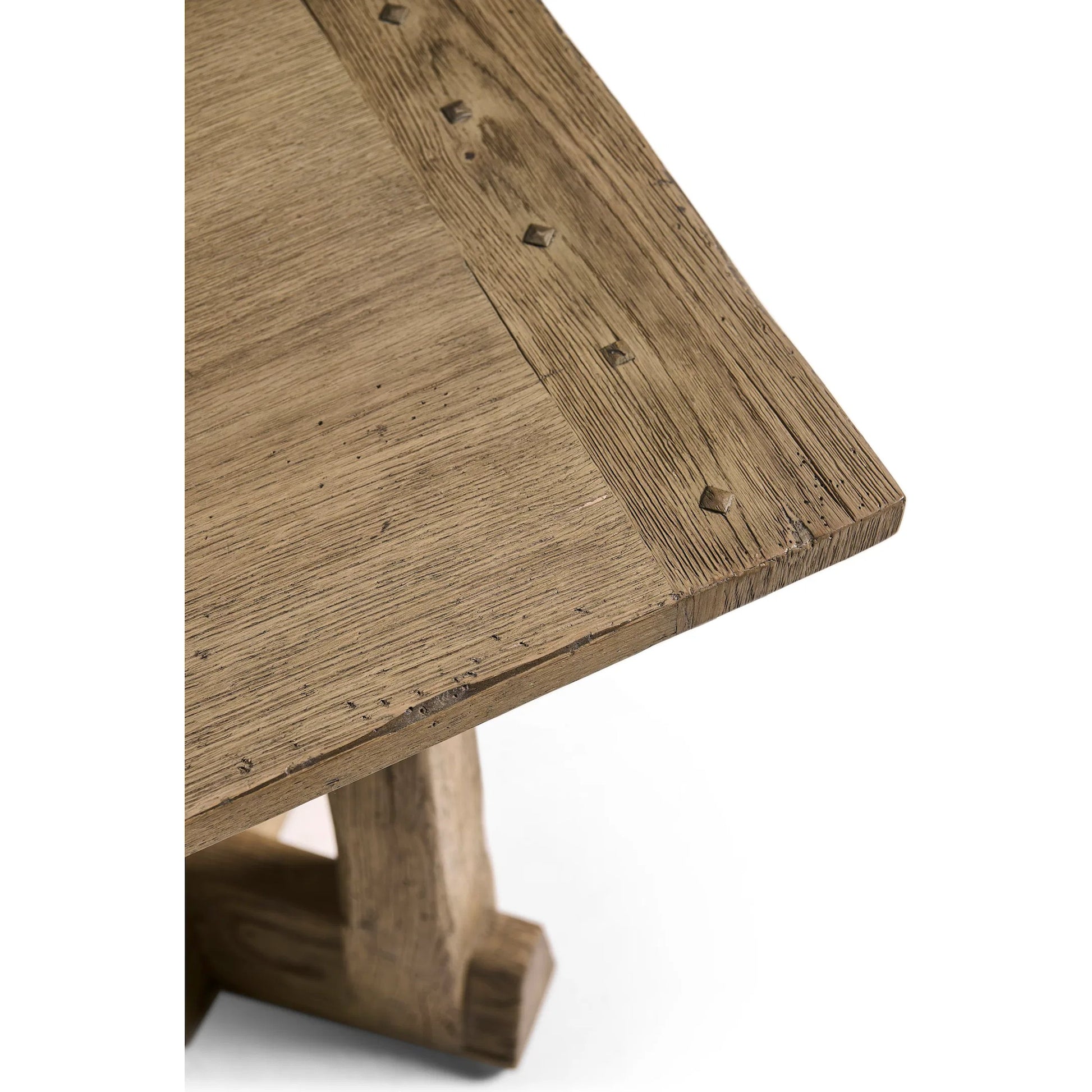 Echo Canyon Square End Table by Jonathan Charles in faded oak. Made from main oak in a unique style.