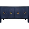 Textured Navy Linen