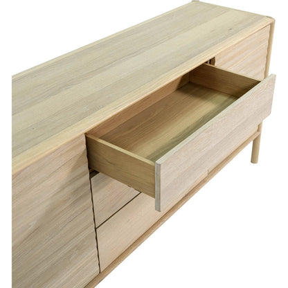 Runway Sideboard by LH Imports in light oak. Made from oak in a unique style.