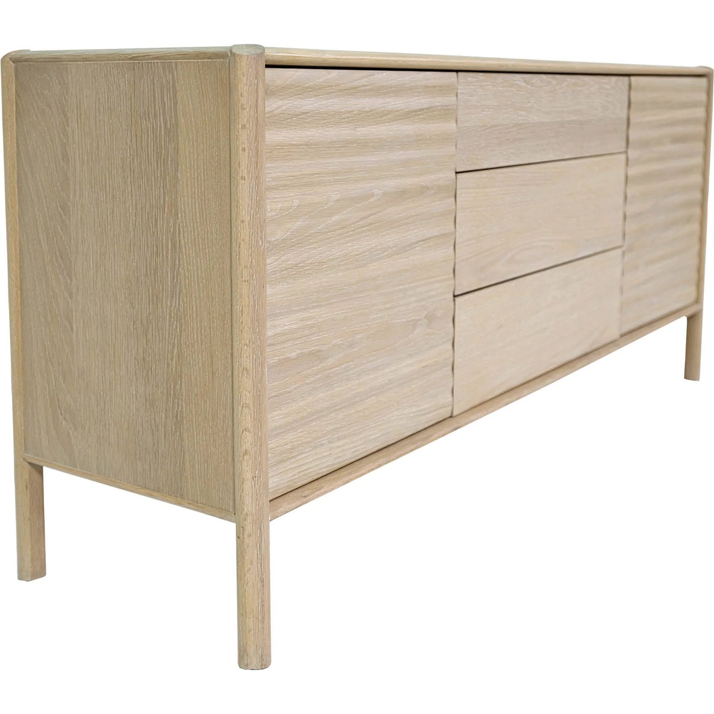 005 SI-2527547 | Additional Silo | Runway Sideboard by LH Imports in light oak. Made from oak in a unique style.