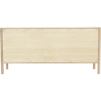Runway Sideboard by LH Imports in light oak. Made from oak in a unique style.