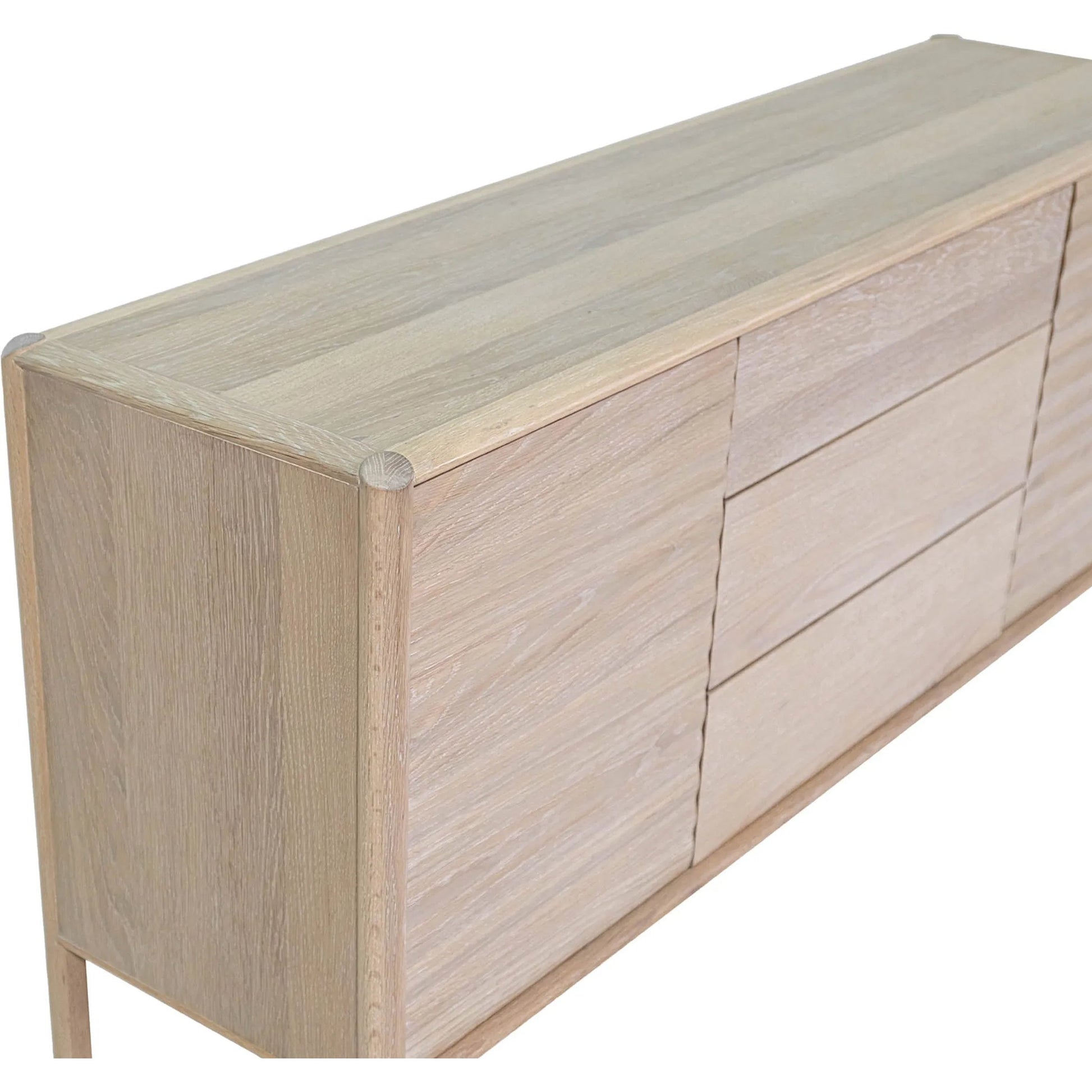Runway Sideboard by LH Imports in light oak. Made from oak in a unique style.