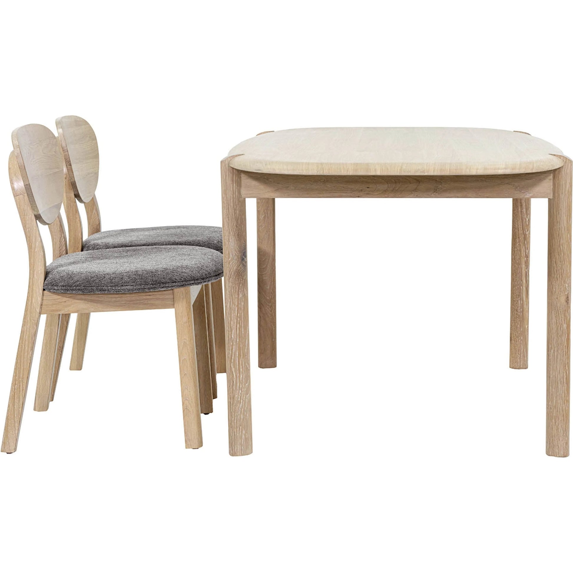Runway Dining Table 62" by LH Imports in light oak. Made from oak, oak veneer in a unique style.