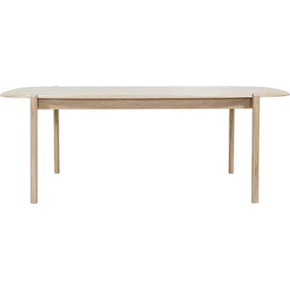 Runway Dining Table 82" by LH Imports in light oak. Made from oak, oak veneer in a unique style.