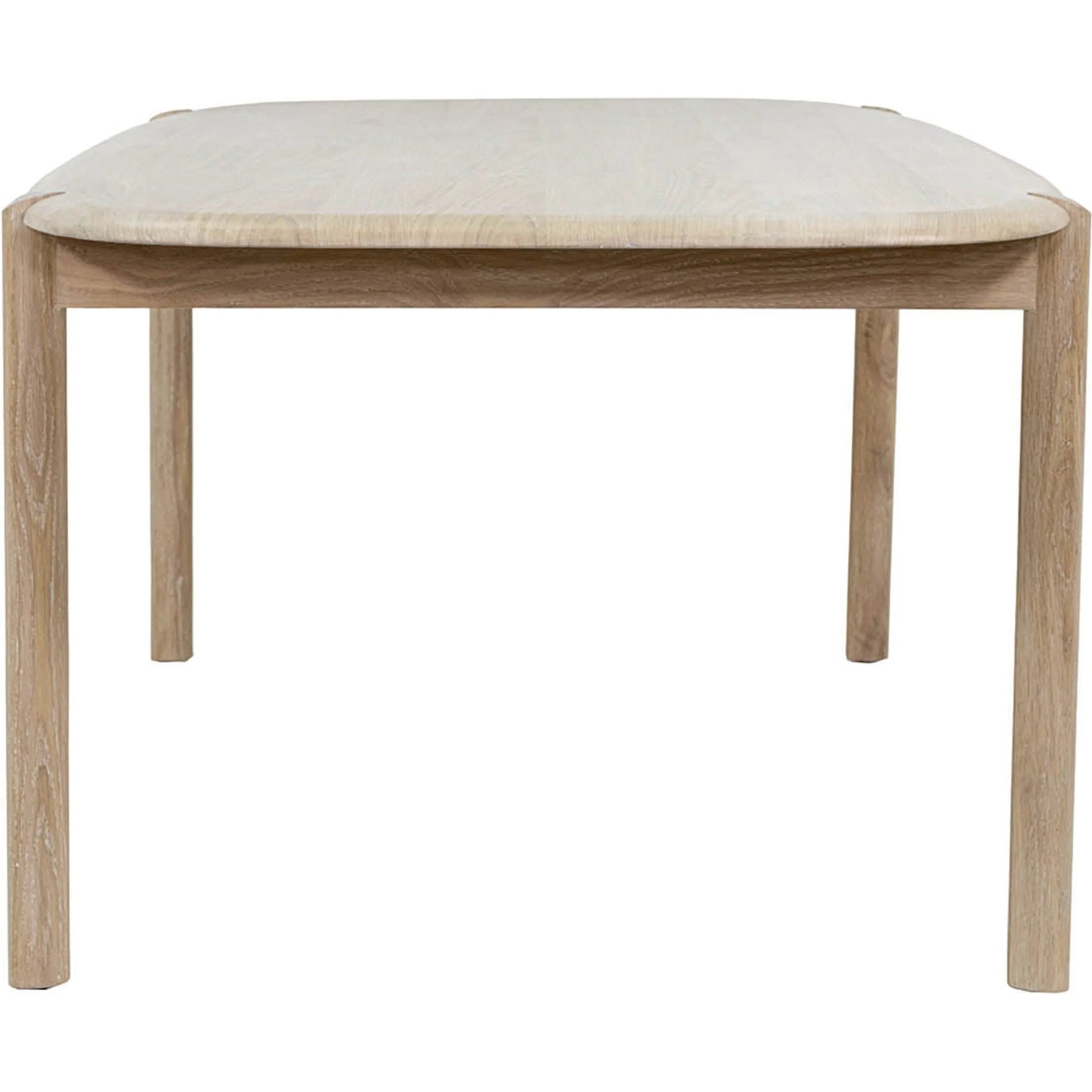 Runway Dining Table 82" by LH Imports in light oak. Made from oak, oak veneer in a unique style.