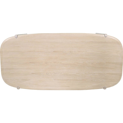 Runway Dining Table 82" by LH Imports in light oak. Made from oak, oak veneer in a unique style.