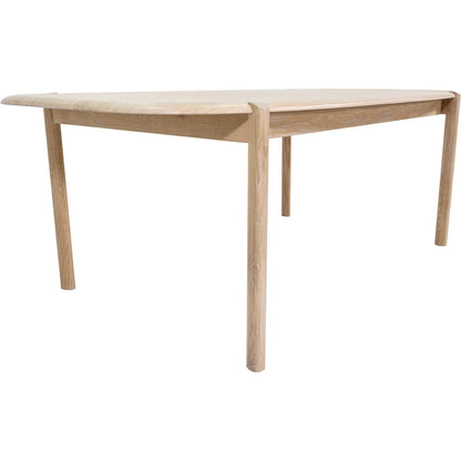 Runway Dining Table 82" by LH Imports in light oak. Made from oak, oak veneer in a unique style.