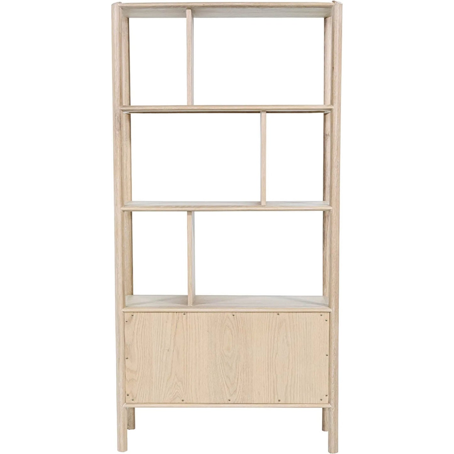 012 SI-2527552 | Additional Silo | Runway Bookcase by LH Imports in light oak. Made from oak in a unique style.