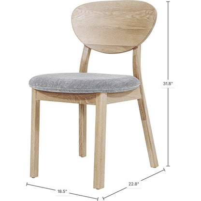 Runway Dining Chair (Set of 2) by LH Imports in toffee mist and light oak. Made from polyester, oak in a unique style.