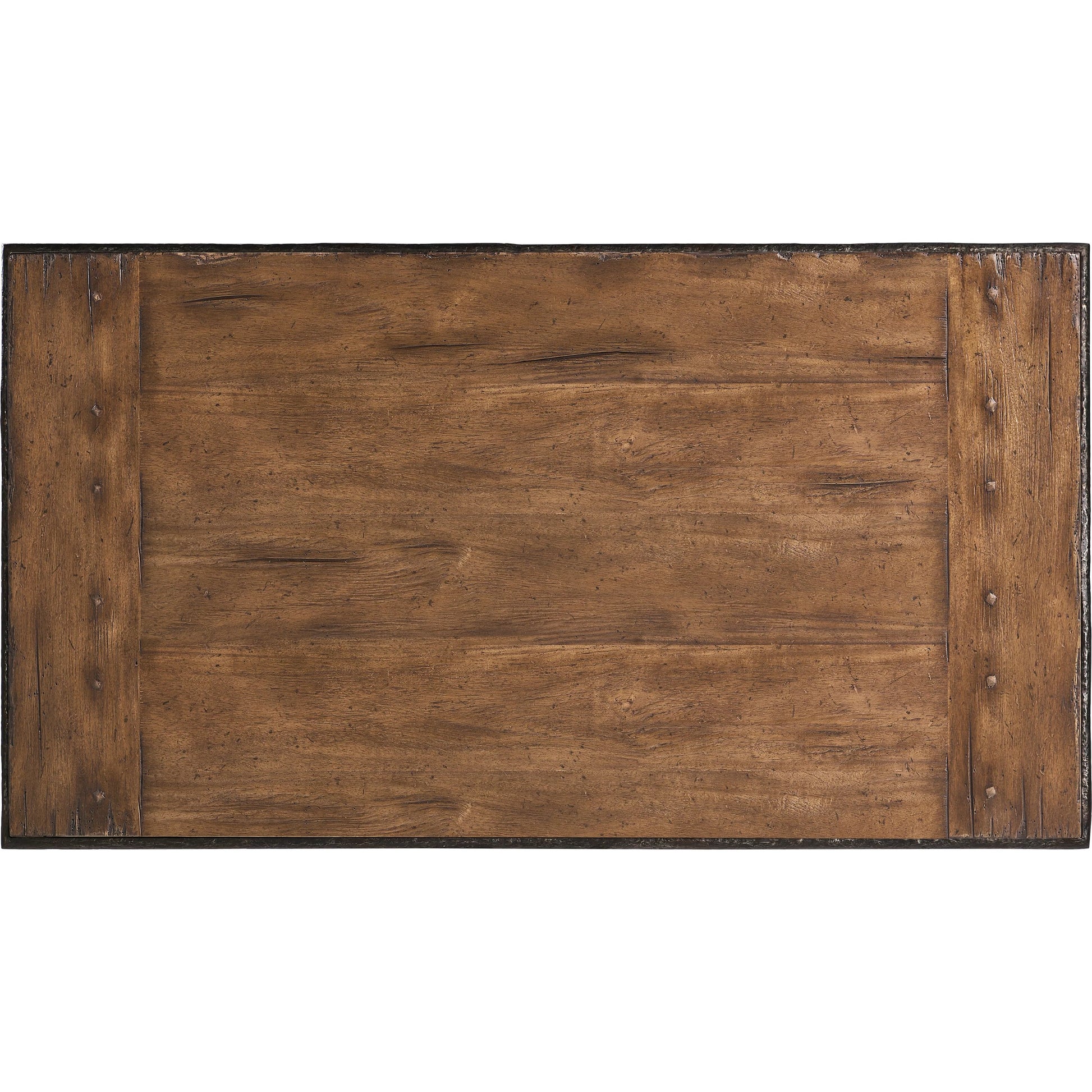 Forge Iron Cocktail Table by Jonathan Charles in cast metal finish. Made from main aluminum in a unique style.