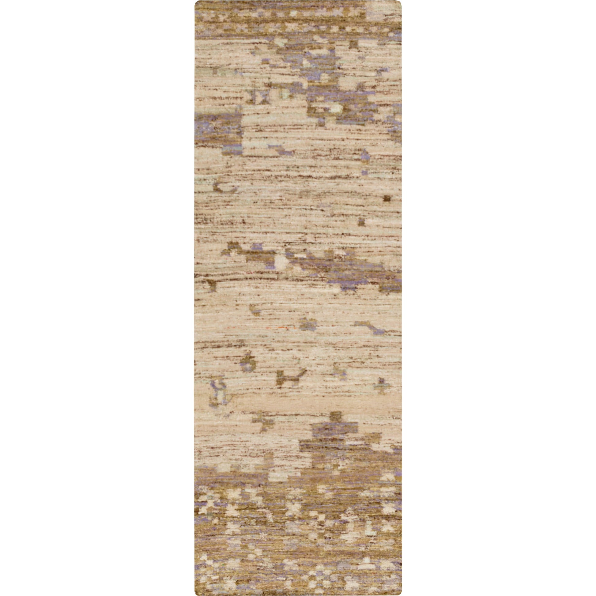 Rustic RUT-700 Indoor/Outdoor Rug by Surya in medium gray, lavender, olive, dark brown. Made from 100% viscose in a unique style.