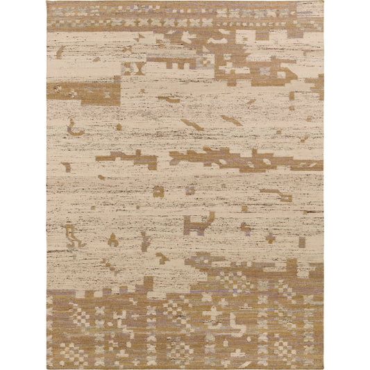 Rustic Rug - 1566 by Surya in medium gray, lavender, olive, dark brown. Made from 100% viscose in a unique style.
