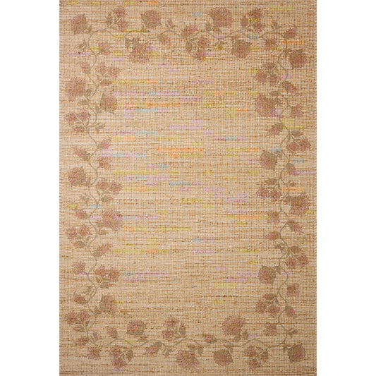 Rue RUE-05 Rug by Chris Loves Julia x Loloi. Made from polyester, jute, cotton in a unique style.