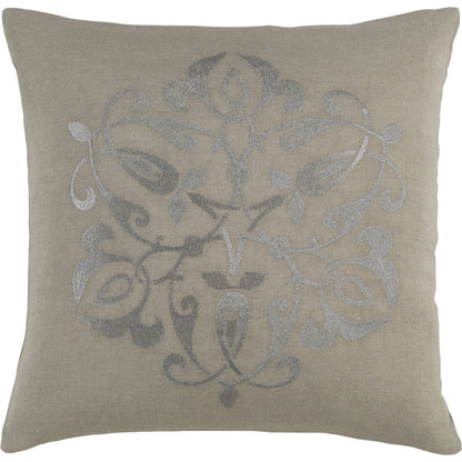 Ravati Indoor/Outdoor Pillow by Surya. Made from 100% linen in a traditional style.