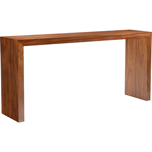 Loft Brasea Wooden Console Table by Bernhardt in brown. Made from wood in a unique style.