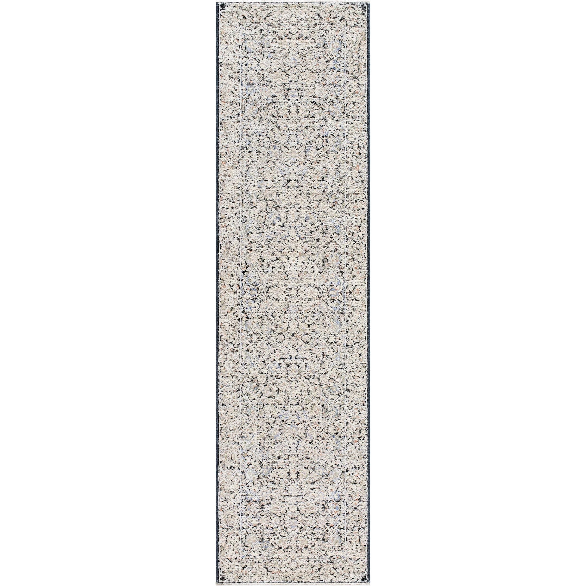 Rivaldo Rug - 477185 by Livabliss in light brown, cream, light slate, black, light olive, blue. Made from face: 100% polyester, warp: 100% cotton in a unique style.