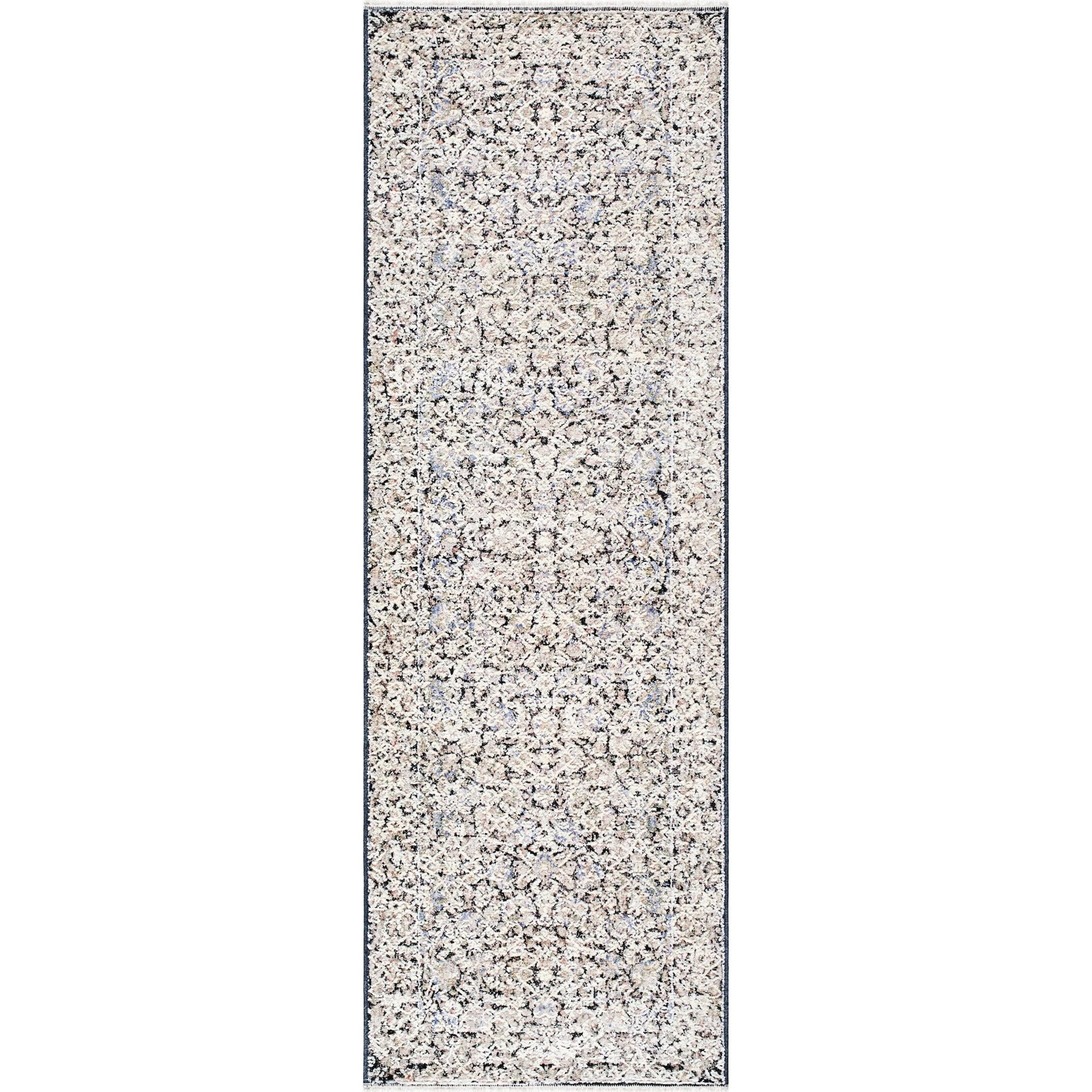 Rivaldo Rug - 477185 by Livabliss in light brown, cream, light slate, black, light olive, blue. Made from face: 100% polyester, warp: 100% cotton in a unique style.