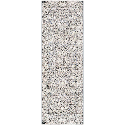 Rivaldo Rug - 477185 by Livabliss in light brown, cream, light slate, black, light olive, blue. Made from face: 100% polyester, warp: 100% cotton in a unique style.