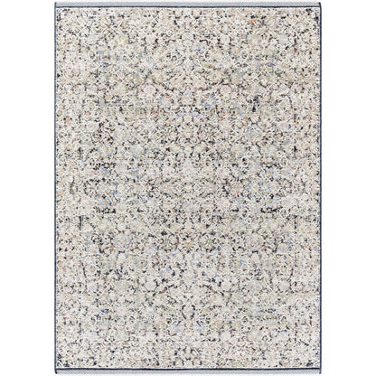 Rivaldo Rug - 477185 by Livabliss in light brown, cream, light slate, black, light olive, blue. Made from face: 100% polyester, warp: 100% cotton in a unique style.