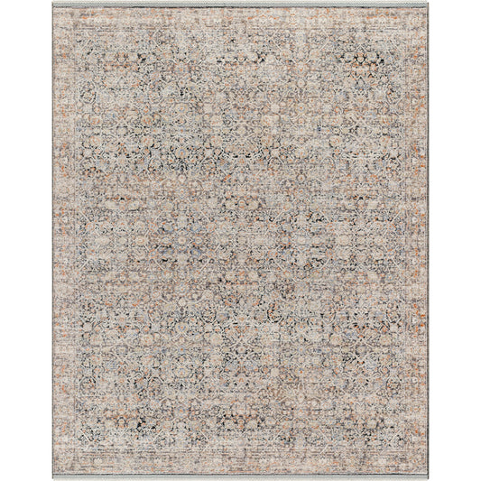 Rivaldo Rug - 33004 by Livabliss in cream, light brown, light slate, blue, medium green. Made from main: 100% polyester in a unique style.
