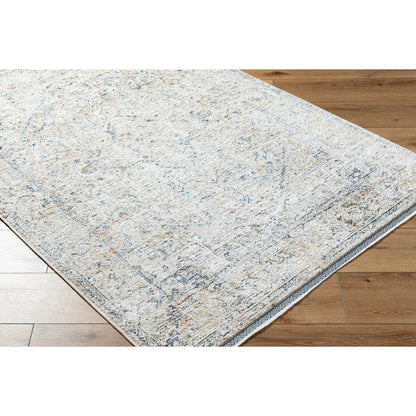 Rivaldo Rug - 477606 by Livabliss in cream, light brown, light slate, blue, medium green, rust. Made from face: 100% polyester, warp: 100% cotton in a unique style.