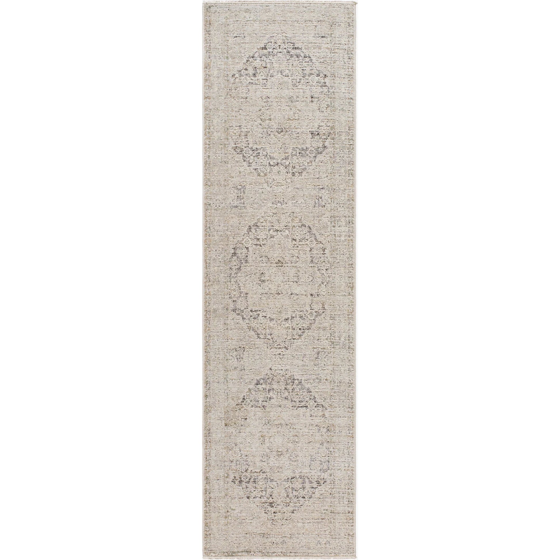 Rivaldo Rug - 496296 by Livabliss in cream, light brown, light slate, black, light olive, medium green. Made from face: 100% polyester, warp: 100% cotton in a unique style.