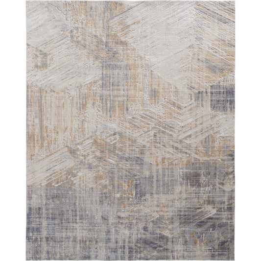 Laina Transitional Rug - 39G6F by Feizy in tan, ivory, gray. Made from unique in a unique style.