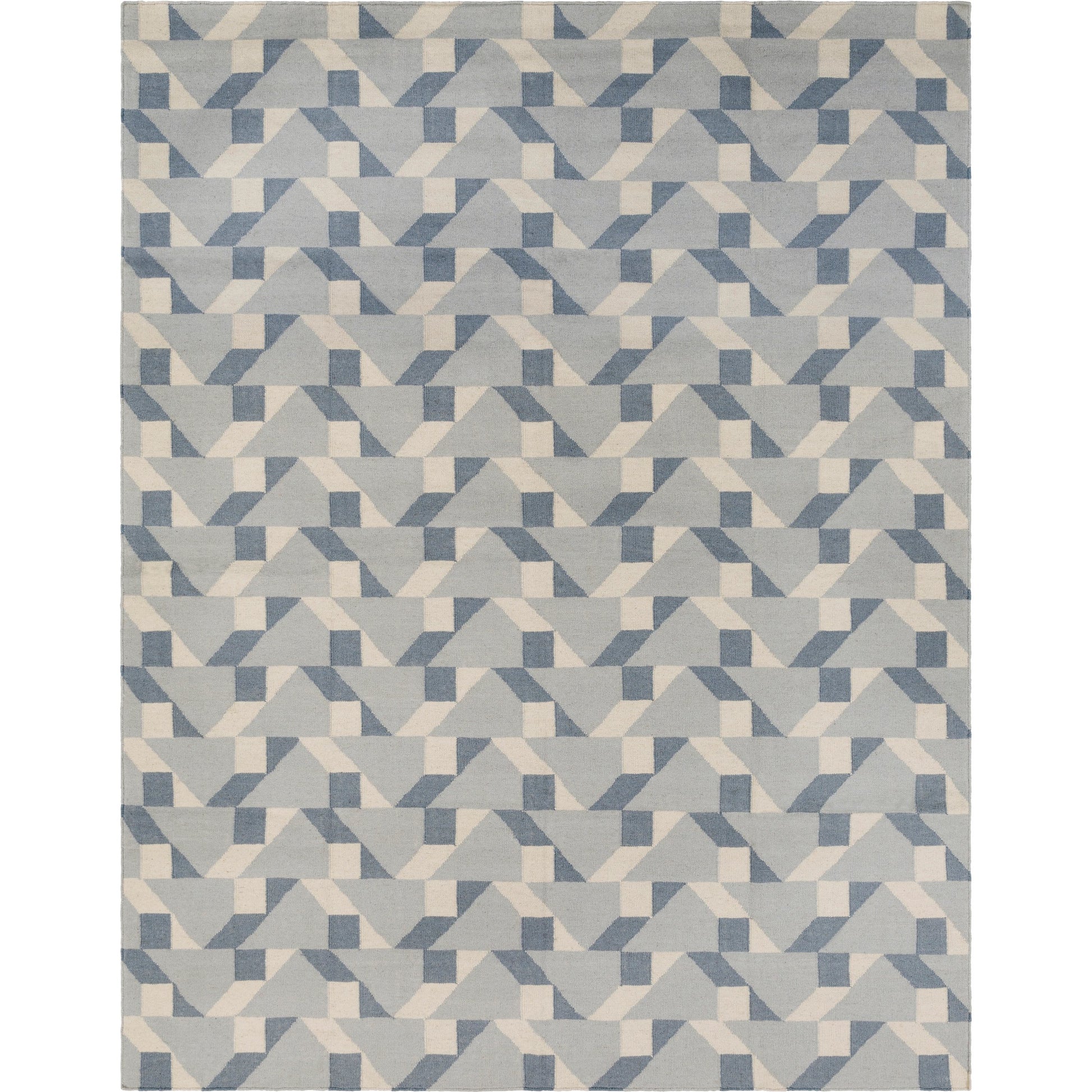Rivington Rug - 14864 by Surya in slate, denim, ivory. Made from 100% wool in a unique style.