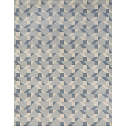 Rivington Rug - 14864 by Surya in slate, denim, ivory. Made from 100% wool in a unique style.