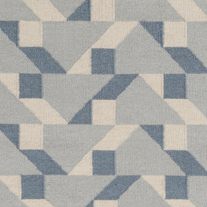 Rivington Rug - 14864 by Surya in slate, denim, ivory. Made from 100% wool in a unique style.